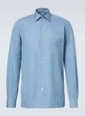 Kiton 男士 衬衫 棉质衬衫