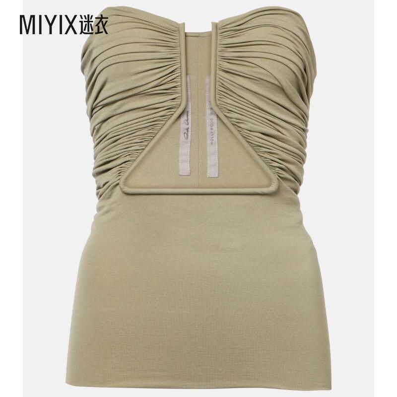 Rick Owens瑞克欧文斯 女款Hollywood 褶皱针织上衣 迷衣时尚