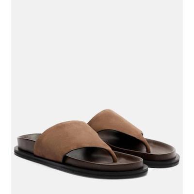 A EMERY 女士 凉拖 Imara 绒面革人字拖