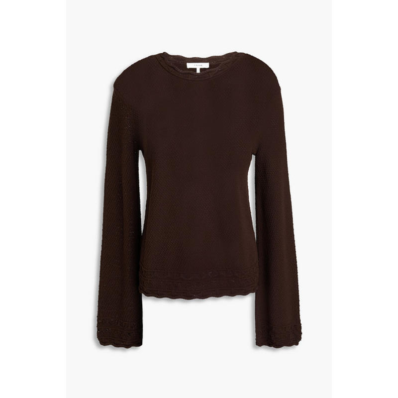 FRAME 女士 毛衣 钩编洞眼针织毛衣