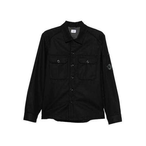 C.P. Company 男士 FW25 夹克 连帽系扣