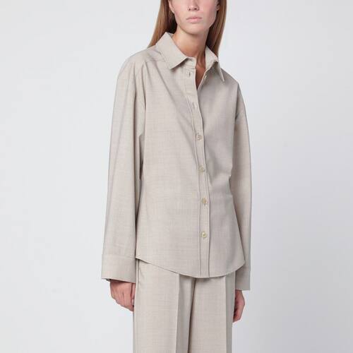 Parosh 女士 FW25 衬衫 STUCCO-COLOURED 羊毛