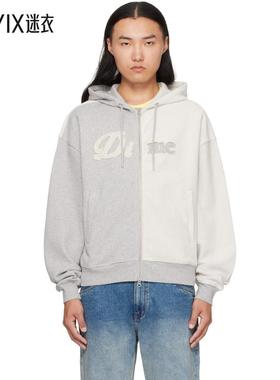 Dime MTL 男款灰色 Reverse French Terry Zip 连帽衫 迷衣时尚