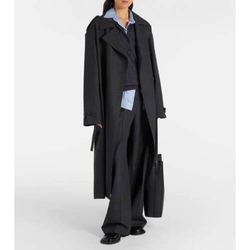 The Frankie Shop 女士 长裤 Brickell 格子阔腿裤