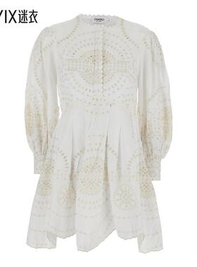 【春夏新品】Charo Ruiz Ibiza 'Asahi' Dress 白色全幅刺绣设计