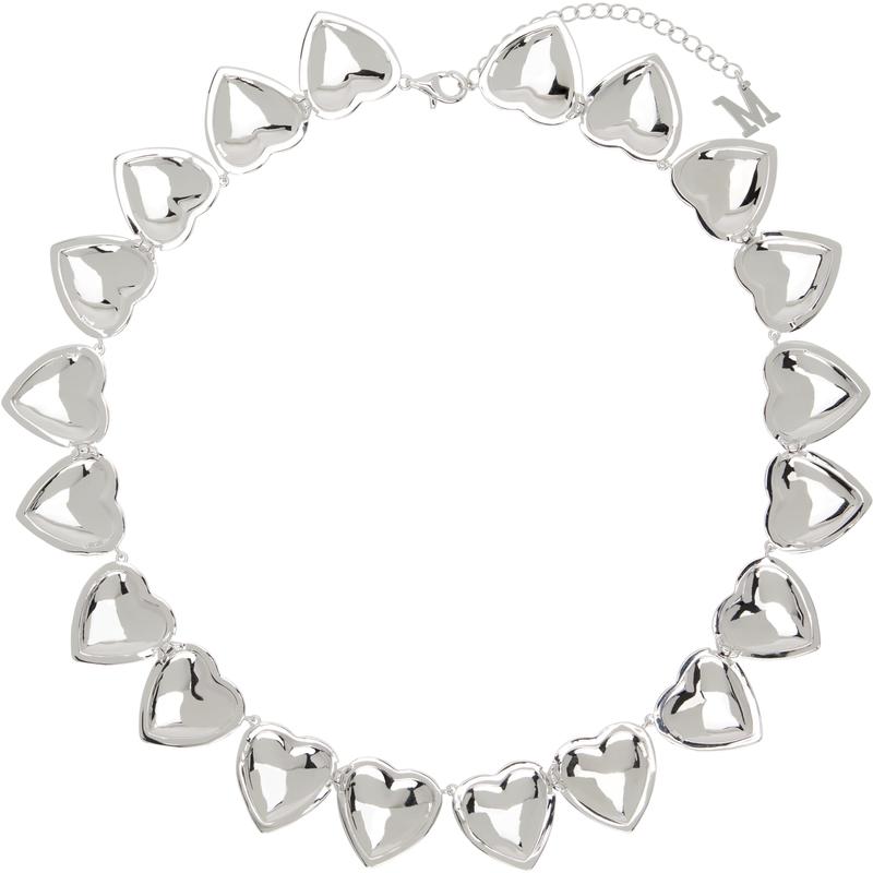 Marland Backus 女士 项链/吊坠 银色 Open Hearts 项链