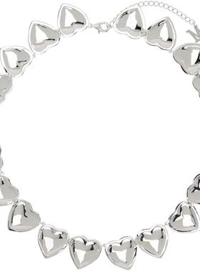 Marland Backus 女士 项链/吊坠 银色 Open Hearts 项链