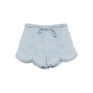 Zimmermann 兹默曼 女士 SS26 牛仔短裤 DAYLIGHT