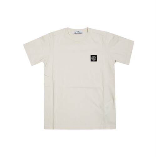 Stone Island 石头岛 男童 SS26 T恤 Compass 短袖拼缀童装