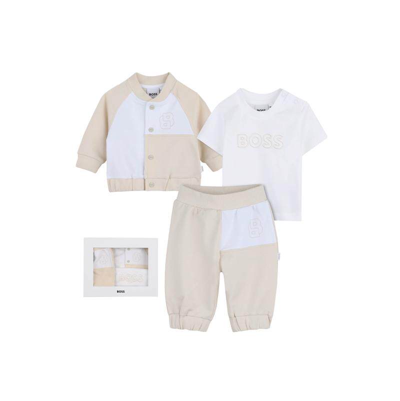 Boss 博斯 婴儿 SS26 服装 FELPA+T-SHIRT+TUTA 套装童装