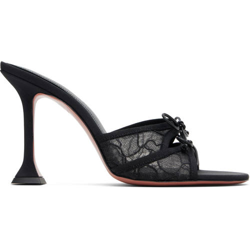 AMINA MUADDI 女士 凉鞋 黑色 Eleonora Lace Slipper 95