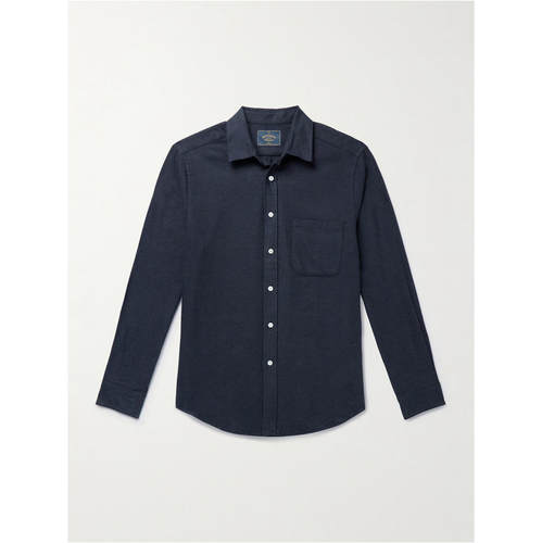 PORTUGUESE FLANNEL 男士 衬衫 Teca 磨毛棉质斜纹布