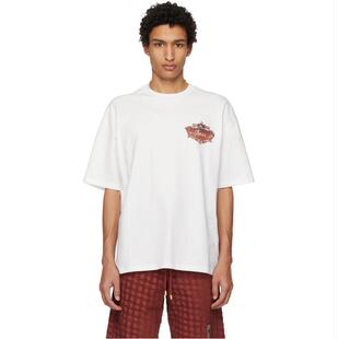 Amiri 埃米尔 男士 T恤 白色 Chateau Crest Oversized
