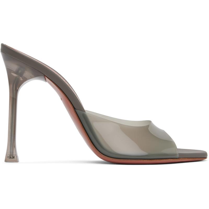 AMINA MUADDI 女士 凉鞋 灰色 Alexa Glass Slipper 105 凉鞋