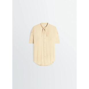 Lemaire 勒梅尔 女士 SS26 衬衫 ICE 杏红色棉质