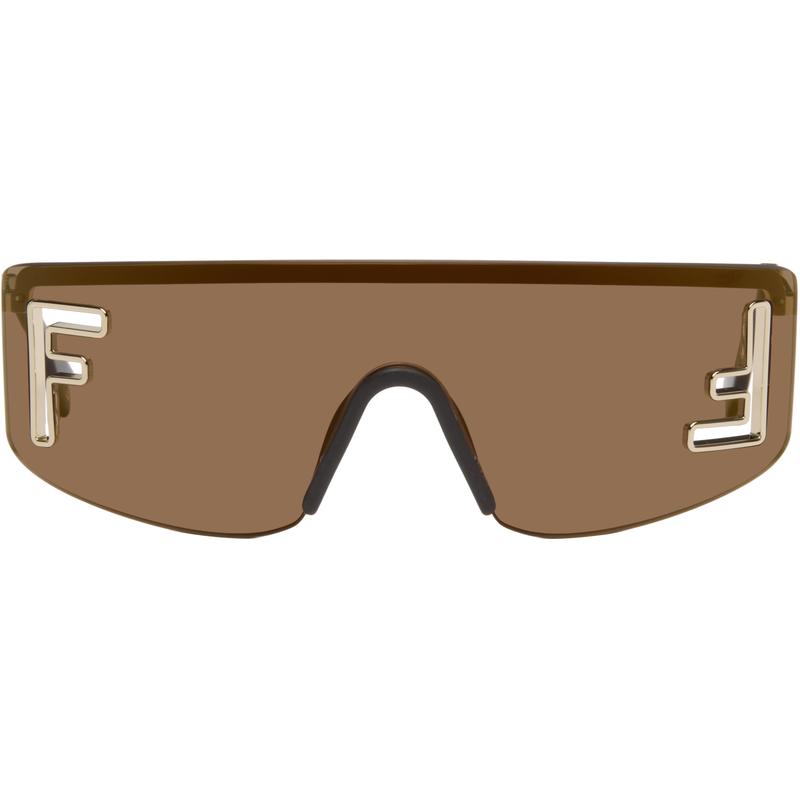 Fendi 女士 太阳镜 金色 FF Squared 太阳镜