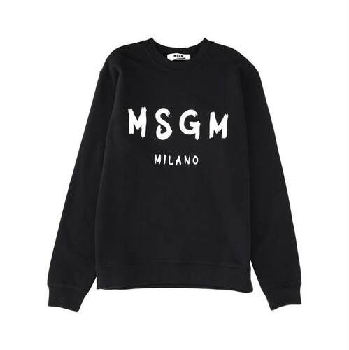 MSGM 男士 FW25 卫衣 徽标印花圆领