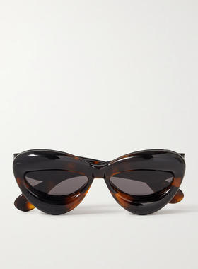 Loewe 女士 太阳镜 Inflated 猫眼醋纤太阳眼镜