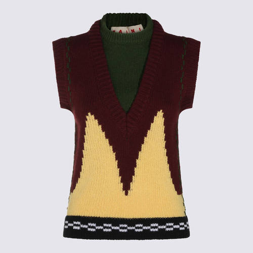 Marni 玛尼 女士 FW26 马甲 GCMD0673Q0UFH100INR92 针织衫