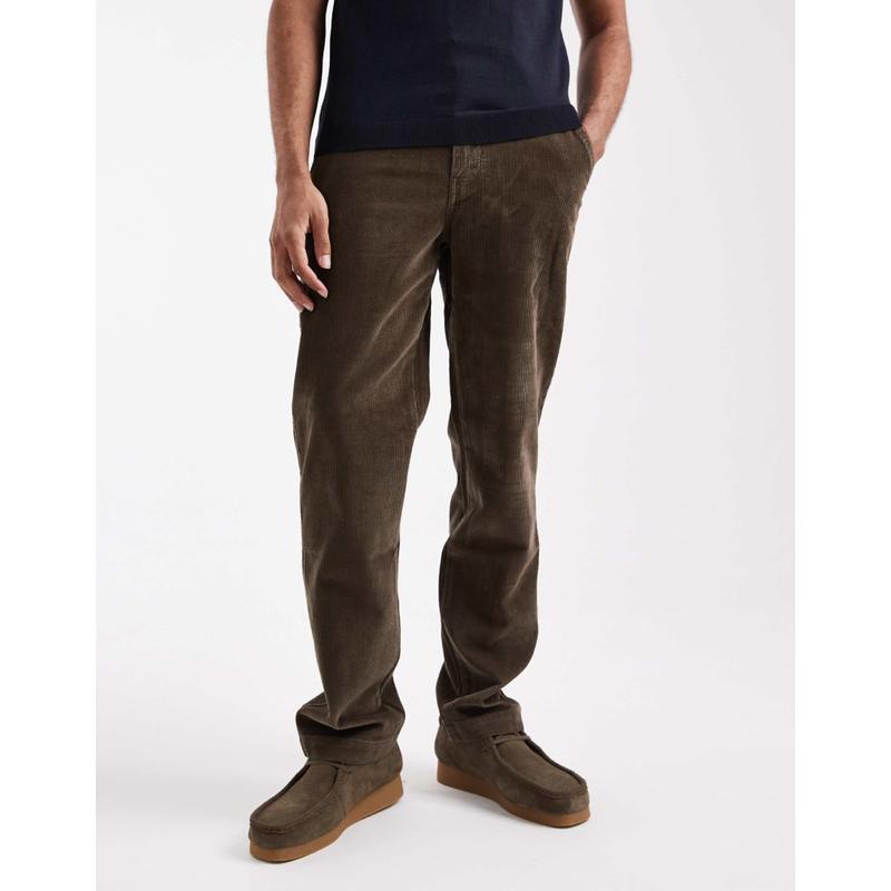 Levi's 男士 长裤 XX authentic 斜纹棉布宽松款灯芯绒棕色裤子
