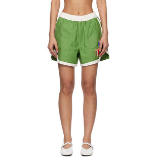 Euro Bode 绿色 短裤 Gym 女士