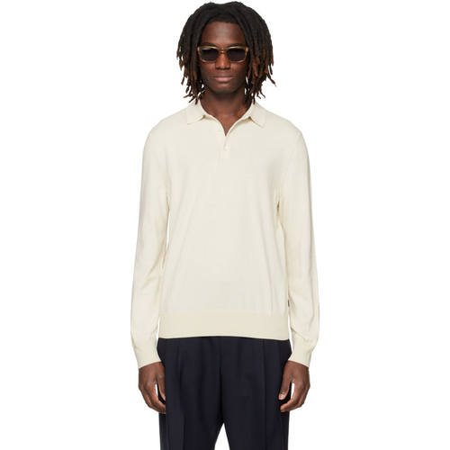 Boss 博斯 男士 POLO衫 灰白色 Cotton Jersey Polo 衫