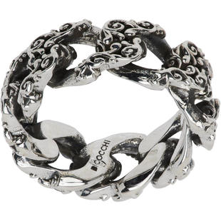Emanuele Bicocchi 男士 戒指 Floral Chain Motif