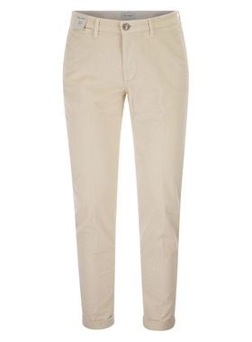 Re_hash 男士 FW25 长裤 MUCHA 弹力棉质莱赛尔纤维斜纹棉布裤