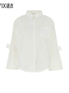 【秋季新品】Cecilie Bahnsen 女款Bridget 白色府绸宽松款衬衫