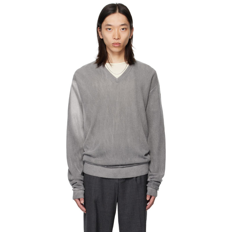 Our Legacy 男士 毛衣 灰色 Parallel 毛衣