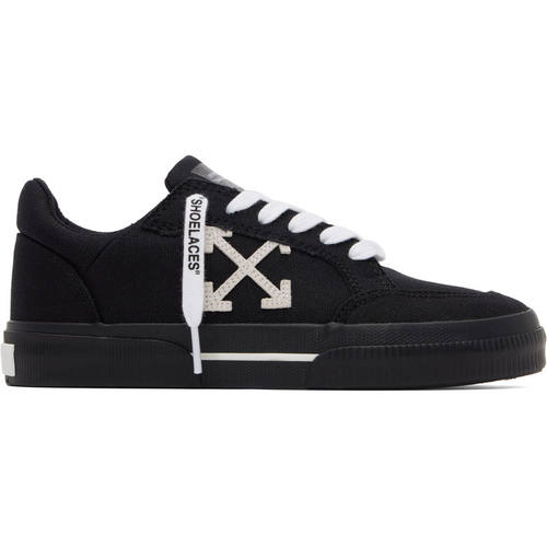 Off-White 女士 运动鞋 黑色 Vulcanized Low Canvas