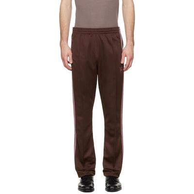 Needles 男士 运动长裤 棕色 Narrow 运动裤