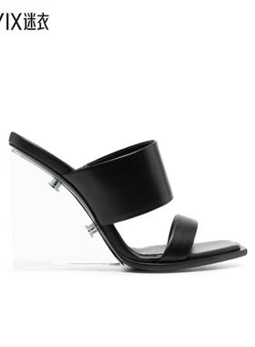 AMQ Alexander McQueen 亚历山大·麦昆 女 Shard 高坡跟凉鞋 迷
