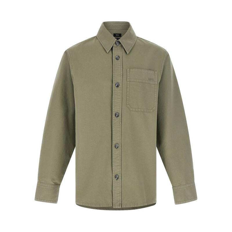 A.P.C. 男士 SS25 衬衫 Basile Brodée Poitrine 外套式衬衫