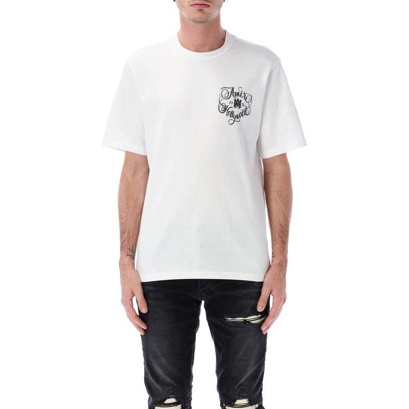 Amiri 埃米尔 男士 SS26 T恤 Amiri Hollywood 棉质