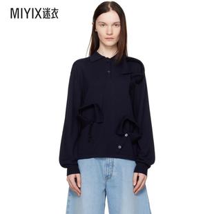 春夏新品 女款 Moschino莫斯奇诺 迷衣时尚 长袖 Polo衫