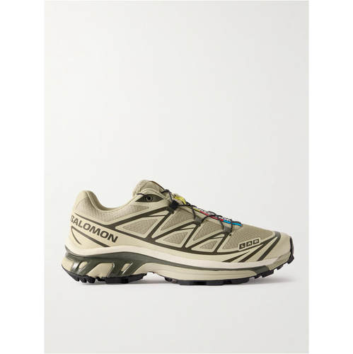 Salomon 萨洛蒙 男士 SS26 运动鞋 XT-6 橡胶边戈尔特斯网纱