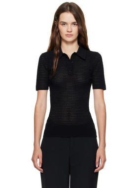 Victoria Beckham 女士 POLO衫 黑色 Polo 衫
