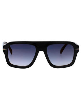 EYEWEAR by DAVID BECKHAM 男士 太阳镜 黑色雪茄色醋纤太阳眼镜
