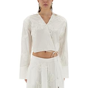 ROTATE 女士 FW25 上衣 包裹式衬衫