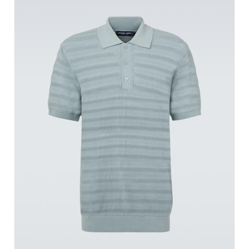 Frescobol Carioca 男士 针织衫 Vidal 棉质提花Polo衫