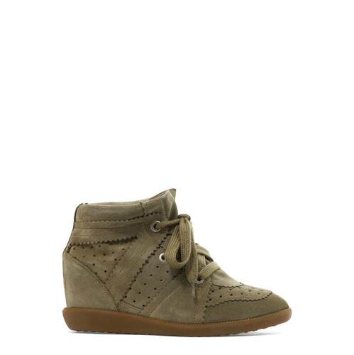 ISABEL MARANT 伊莎贝尔·玛兰 女士 FW26 运动鞋 Bobby 系带坡跟
