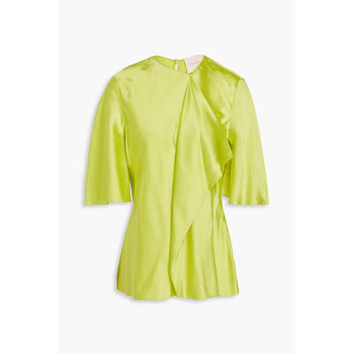 Roksanda Ilincic 女士 上衣 荷叶边真丝缎衫