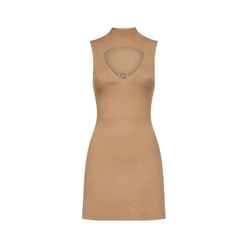 Diesel 女士 FW25 短款连衣裙 M-Oloni 迷你連身裙