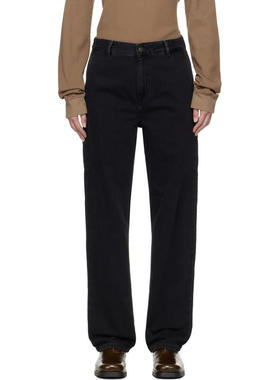 Carhartt WIP 女士 牛仔长裤 黑色 Pierce Pant Straight 牛仔裤