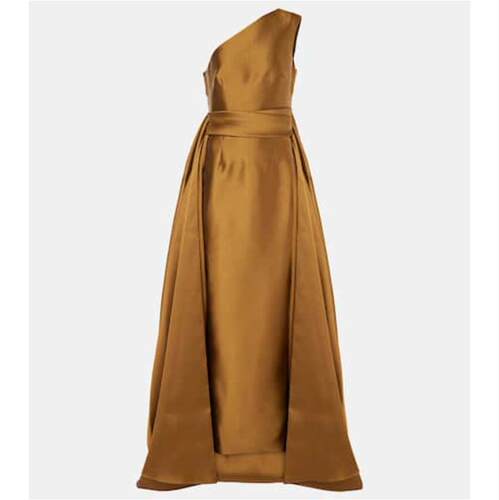 Solace London 女士 礼服 Charo 单肩斜纹布