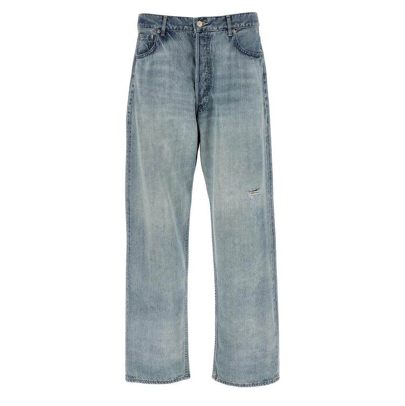 AURALEE 男士 SS26 牛仔长裤 'Faded Selvedge' 牛仔裤