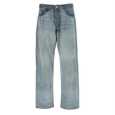 AURALEE 男士 SS26 牛仔长裤 'Faded Selvedge' 牛仔裤