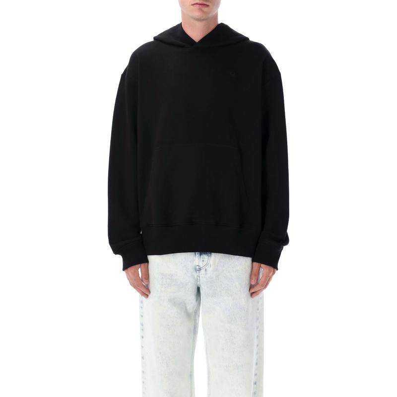 Diesel 男士 SS26 卫衣 S-Macs-Hood-Megoval-D 黑色连帽衫