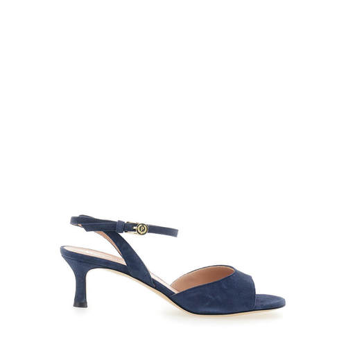 Pollini 波利尼 女士 SS26 凉鞋 HEELES Straps for 高跟蓝色皮质
